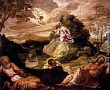 Jacopo Robusti Tintoretto Canvas Paintings - Agony In The Garden